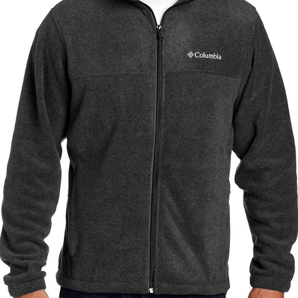 Columbia Men’s Steen Full Zip Fleece charcoal color size medium